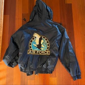Vintage fleece Air Force jacket